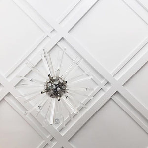 HANLEY SMALL CHANDELIER GOLD OR SILVER 