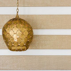 OSGOOD GOLD LEAF PENDANT LIGHT 