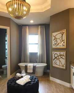 CAMDEN GOLD LEAF PENDANT 