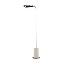 LAYLA FLOOR LAMP AGED BRASS OR POLISHED NICKEL AND BLACK