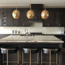 OSGOOD GOLD LEAF PENDANT LIGHT 