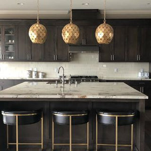 OSGOOD GOLD LEAF PENDANT LIGHT 