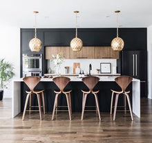 OSGOOD GOLD LEAF PENDANT LIGHT 