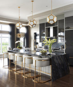 ZANADOO SMALL CHANDLEIER ANTIQUE BRASS OR POLISHED NICKEL 