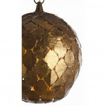 OSGOOD GOLD LEAF PENDANT LIGHT 