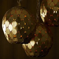 OSGOOD GOLD LEAF PENDANT LIGHT 
