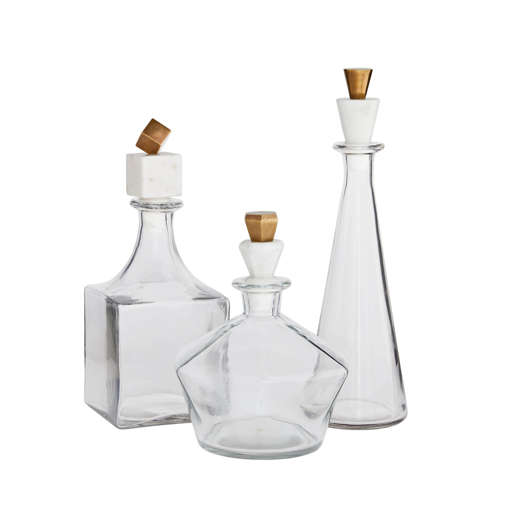 WILSHIRE DECANTER SET OF THREE 