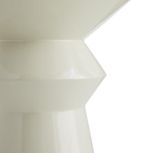 VLAD IVORY LACQUER ACCENT TABLE 