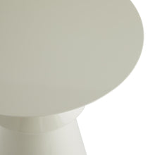 VLAD IVORY LACQUER ACCENT TABLE 
