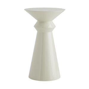 VLAD IVORY LACQUER ACCENT TABLE 