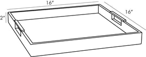 PARKER NAVY LACQUER LARGE TRAY 
