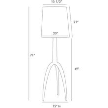 LINDEN WOOD FLOOR LAMP 