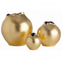 LAME' VASES SET OF THREE 