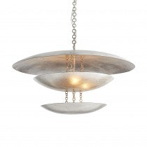 FLORKO CHANDELIER GOLD OR SILVER LEAF 