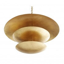 FLORKO CHANDELIER GOLD OR SILVER LEAF 