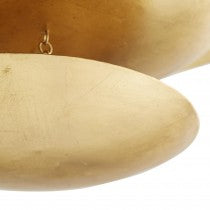 FLORKO CHANDELIER GOLD OR SILVER LEAF 