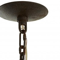 GEOFFREY 12 LIGHT WOOD CHANDELIER MEDIUM 