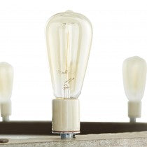 GEOFFREY 20 LIGHT WOOD CHANDELIER 