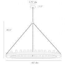 GEOFFREY 20 LIGHT WOOD CHANDELIER 