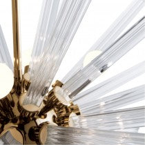 HANLEY SMALL CHANDELIER GOLD OR SILVER 