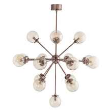 HENDERSON CHANDELIER PALE BRASS OR BROWN NICKEL 
