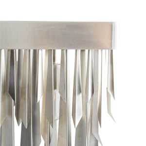 WALDORF RECTANGULAR CHANDELIER HERITAGE BRASS OR VINTAGE SILVER 