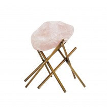 MARION ROSE QUARTZ SHORT SCULPTURE 