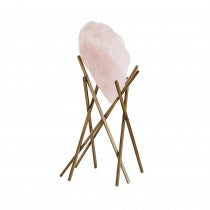 MARION ROSE QUARTZ TALL SCULPTURE
