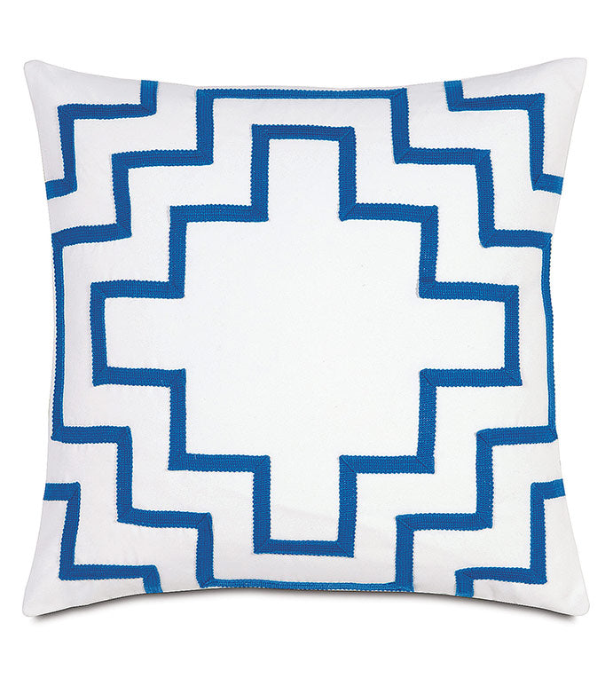 MEDITERRANEAN SOLSTICE OUTDOOR THROW PILLOW