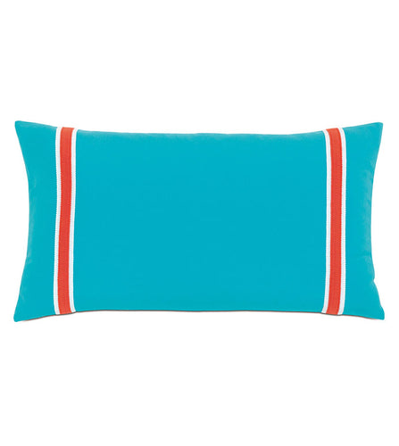 AVIVA SIDESTROKE POOLSIDE OUTDOOR THROW PILLOW