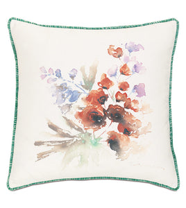 PROVENCE CASTILLION HANDPAINTED OUTDOOR THROW PILLOW
