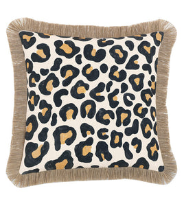 JAIPUR GARDENS BENGALI HANDPAINTED OUTDOOR THROW PILLOW