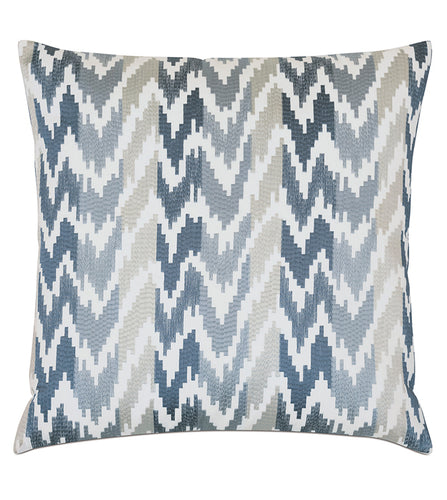 VEDA CHAMBRAY DECORATIVE PILLOW 