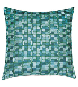LABRYNTH TEAL DECORATIVE PILLOW 