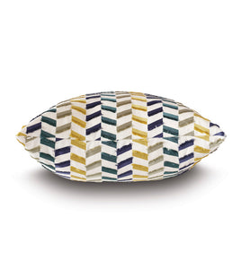 SASSY BROKEN CHEVRON DECORATIVE PILLOW 