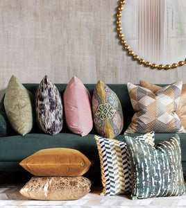 SASSY BROKEN CHEVRON DECORATIVE PILLOW 