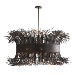 BLACK FILAMENT CHANDELIER