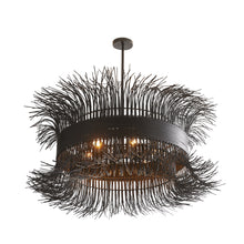 BLACK FILAMENT CHANDELIER