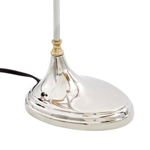 LLOYD TABLE LAMP, NICKEL