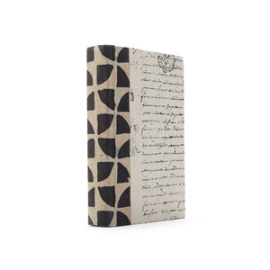 BLACK PINWHEEL LINEAR FOOT OF DECORATIVE BOOKS