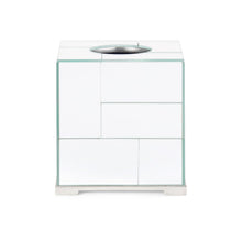 MODRIAN TISSUE BOX MIRRORED TILE GOLD OR SILVER 