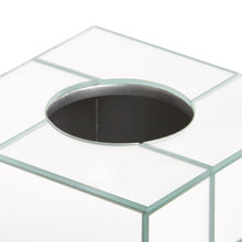 MODRIAN TISSUE BOX MIRRORED TILE GOLD OR SILVER 