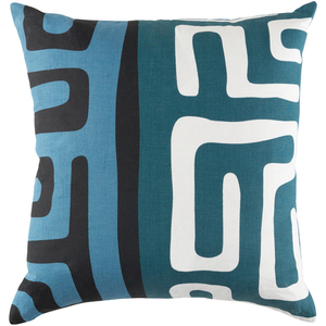KENYA PILLOW IN FAWN, DUSK, NIGHT, TEAL, AND RUBY