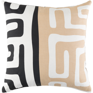 KENYA PILLOW IN FAWN, DUSK, NIGHT, TEAL, AND RUBY