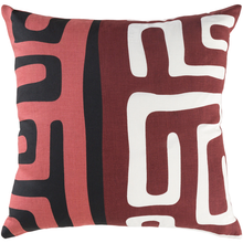 KENYA PILLOW IN FAWN, DUSK, NIGHT, TEAL, AND RUBY