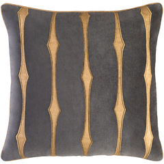 CANDICE OLSON GRAPHIC STRIPE PILLOW GRAPHITE