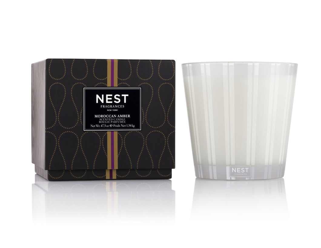 NEST FRAGRANCES NEW LUXURY SIZE MOROCCAN AMBER CANDLE