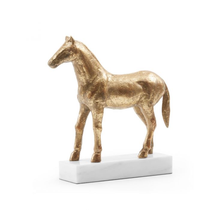 PALFREY HORSE STATUE IN GOLD