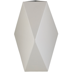 ROSS VASE BLACK OR IVORY SMALL 