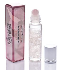 EARTH'S ELEMENTS ESSENTIAL OILS "LOVE" CRYSTAL ROLL-ONS